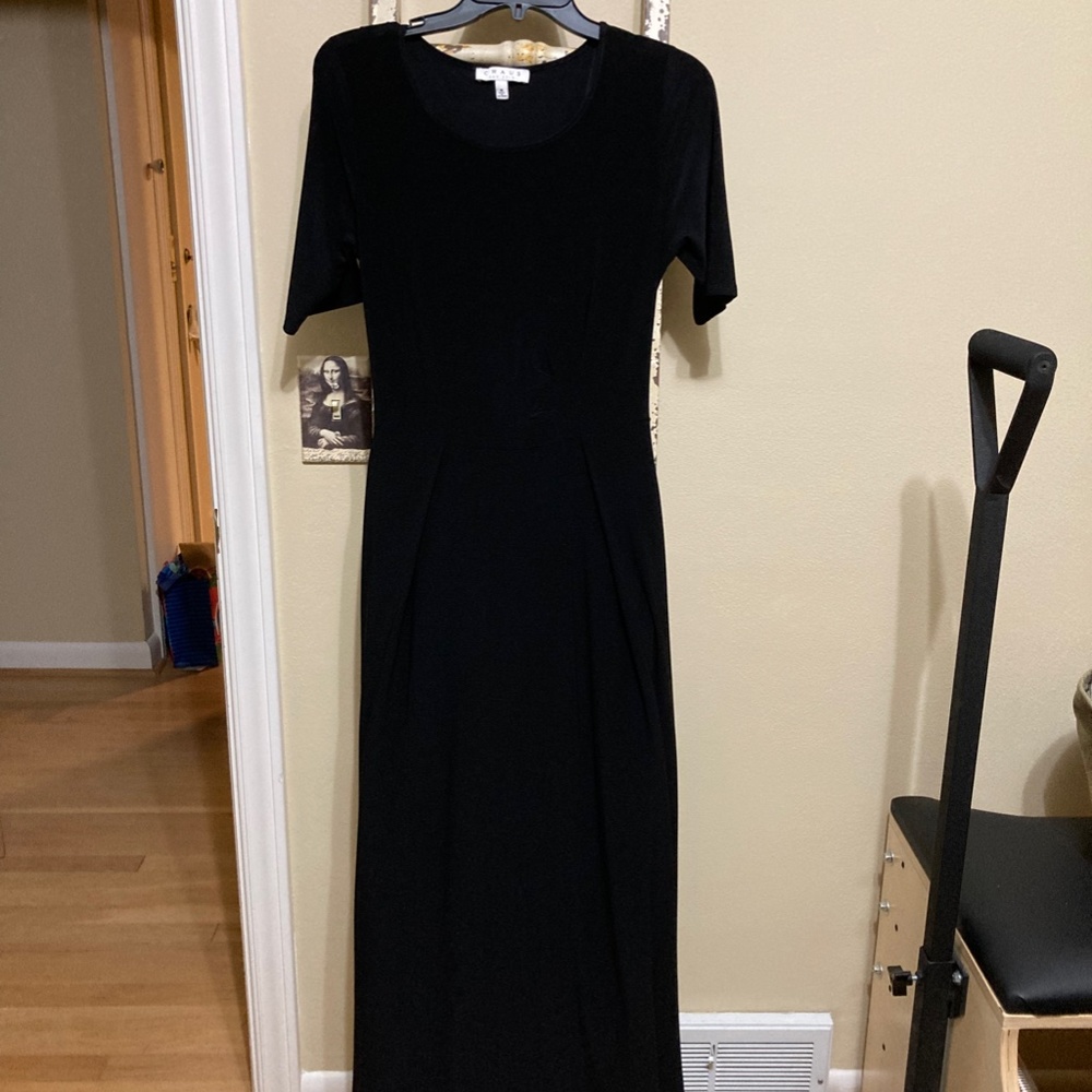 Chaus New York Black Maxi Dress